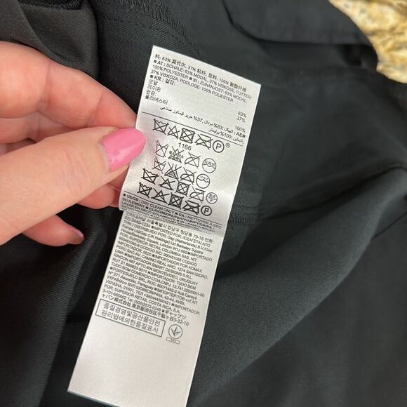 Banana Republic Black Sleeveless Scoop Neck Dress Size 14 - Picture 6 of 9